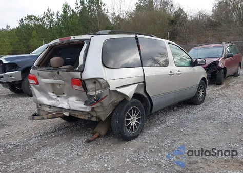 2001 Toyota Sienna Le z USA, uszkodzony, nr VIN 4T3ZF13C31U344761